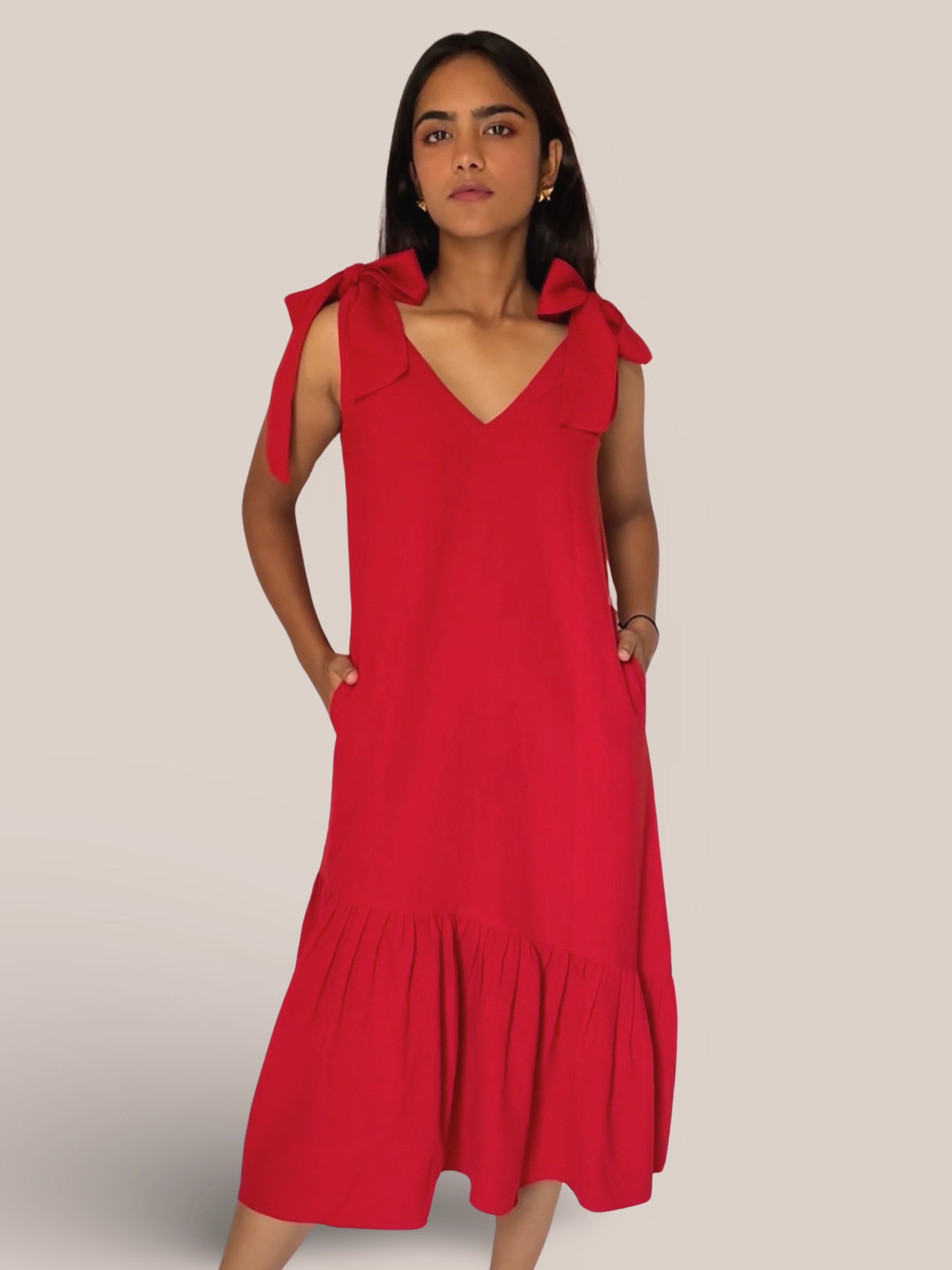 Olivia Dress | Red