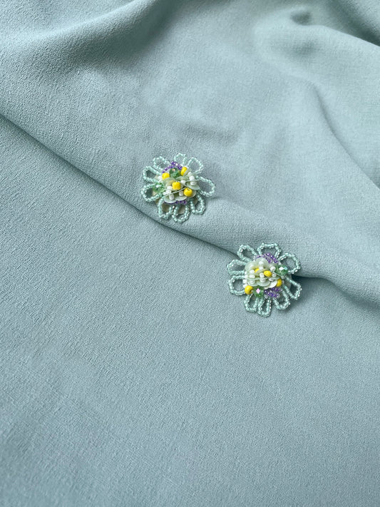 Flower-Power Beaded Earrings